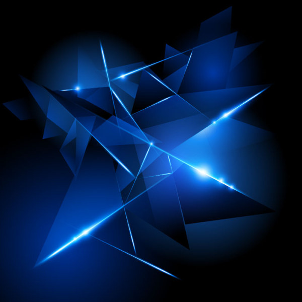 Blue Halation background 7 vector