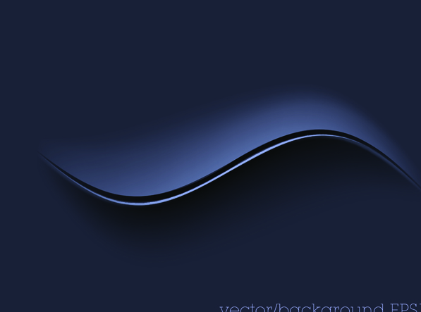 Blue Lightwave background vector