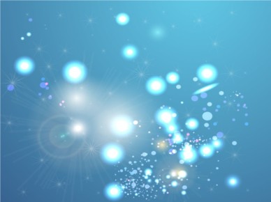 Blue Mystical Background vector free download