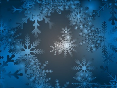 Blue Snow Background Illustration vector
