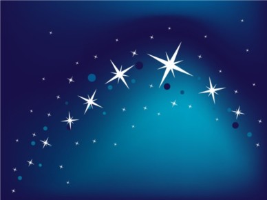 Blue Star Background vector graphics