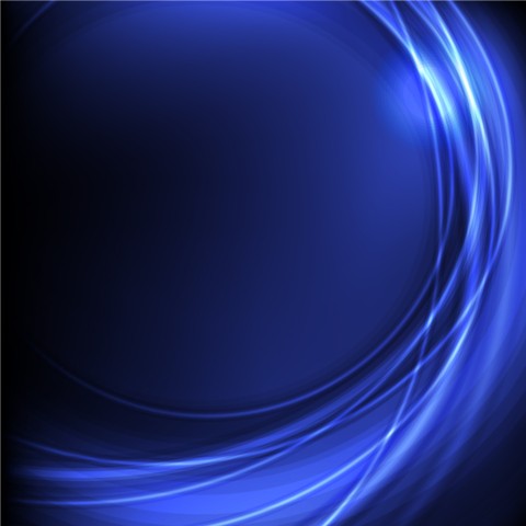 Blue arc curve background vector design