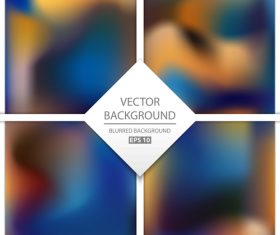 Blurred multicolor background art vectors graphic 01