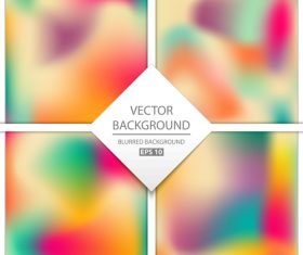 Blurred multicolor background art vectors graphic 02