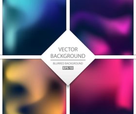 Blurred multicolor background art vectors graphic 03