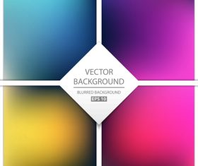 Blurred multicolor background art vectors graphic 04