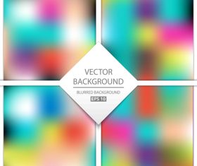 Blurred multicolor background art vectors graphic 05