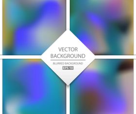 Blurred multicolor background art vectors graphic 07