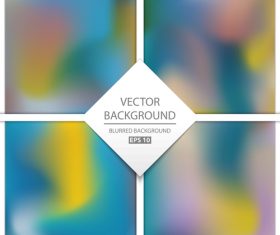 Blurred multicolor background art vectors graphic 08