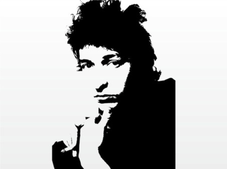 Bob Dylan Portrait vector