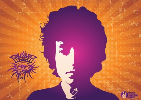 Bob Dylan vector graphic
