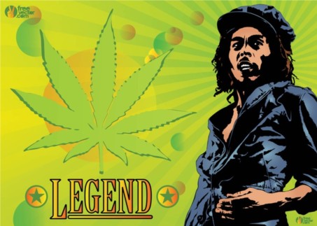 Bob Marley Legend vector
