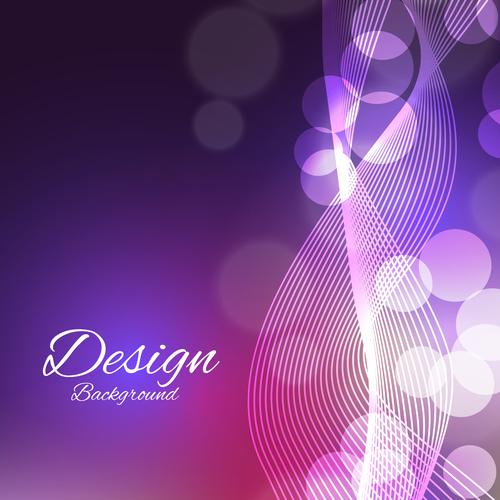 Bokeh styles with colored backgrounds vector 02
