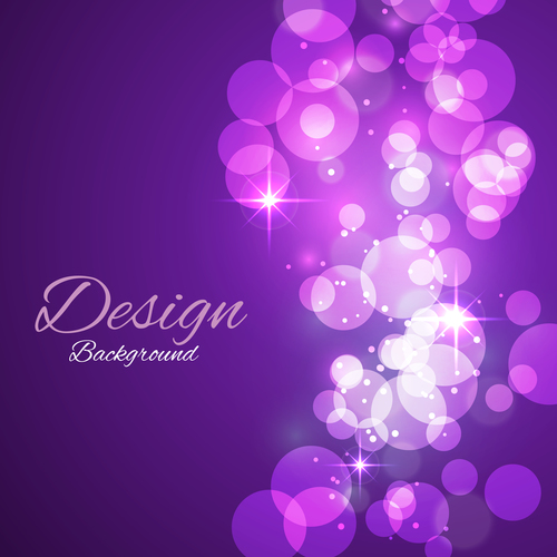Bokeh styles with colored backgrounds vector 03