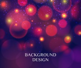 Bokeh styles with colored backgrounds vector 05