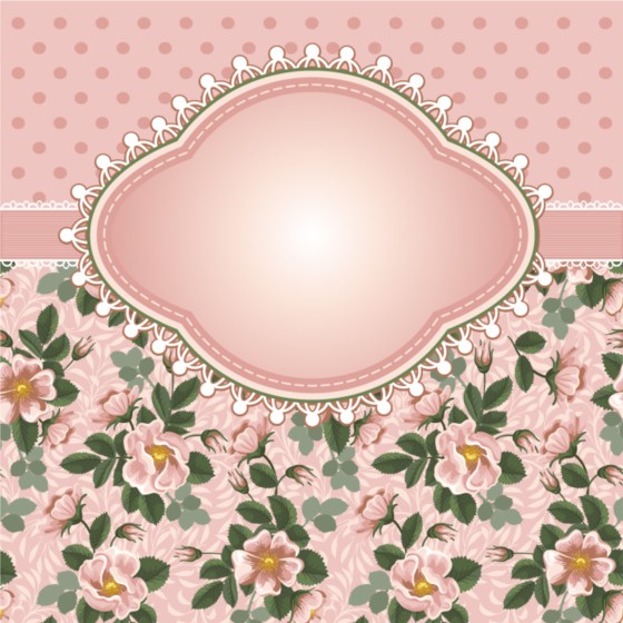 Bright rose background vector