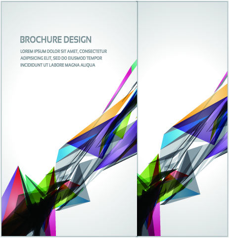 Brochure abstract cover 1 vector