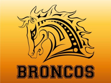Broncos Logo vectors material