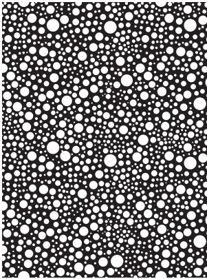 Bubbles Seamless Pattern Swatch design vector