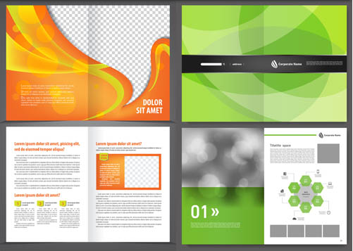 Business Brochures vectors graphic