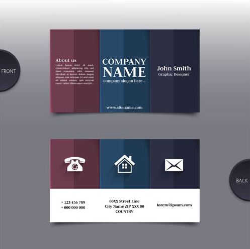 Business Cards Designs 10 vector graphics