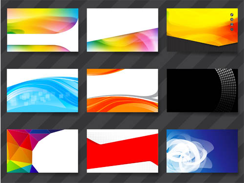 Business Cards Designs 7 vector