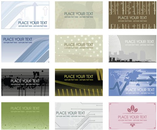 Business Cards Designs Vector