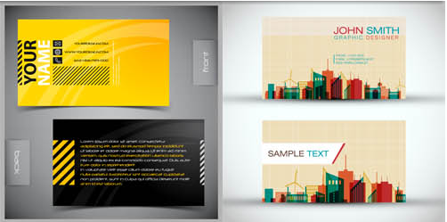 Business Cards free 2 vectors graphic