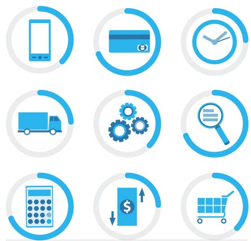 Business Creative Icons vector design