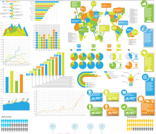 Business Different Elements vectors material