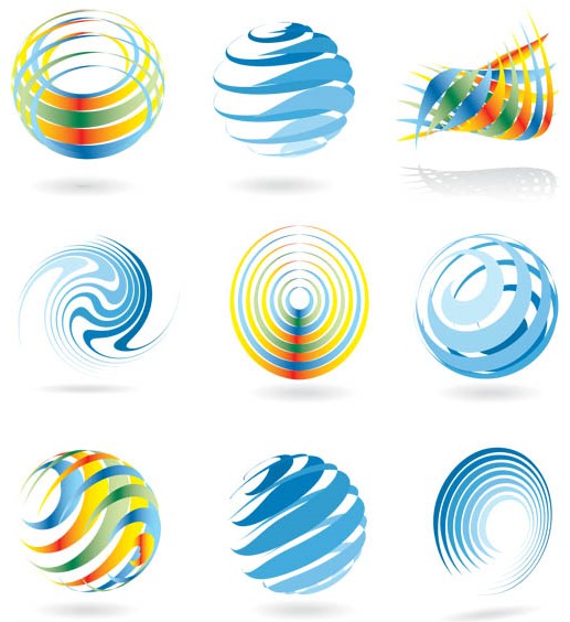 Business Geometric Logo vectors graphics