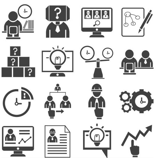 Business Icons 10 vector