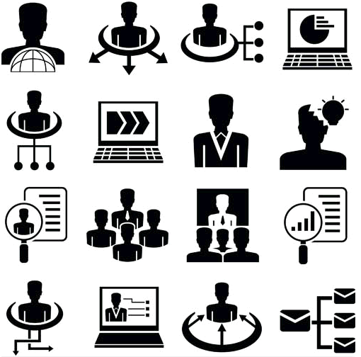 Business Icons 3 vector