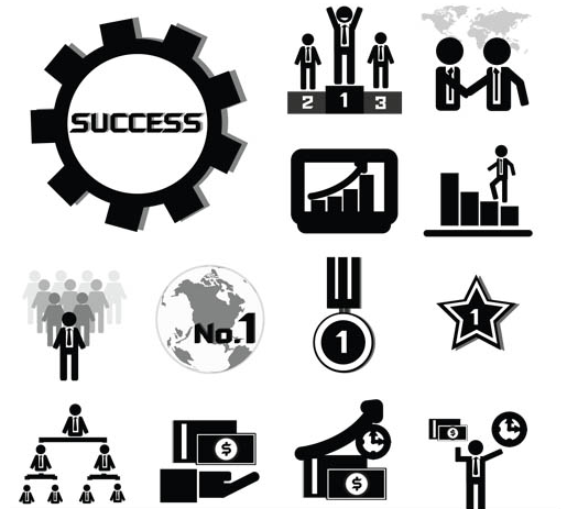 Business Icons Mix 2 vectors graphic