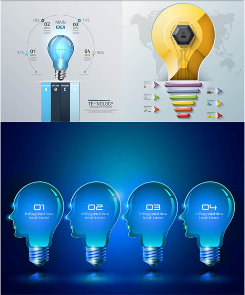 Business Ideas Backgrounds 14 design vectors