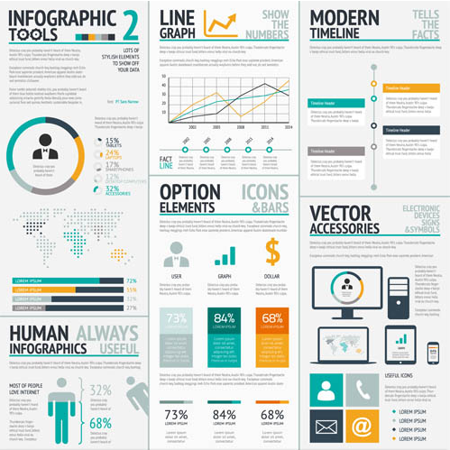 Business Infographics Elements 2 vector design