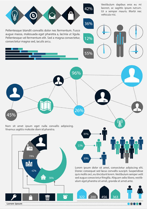Business Infographics Elements 4 vector
