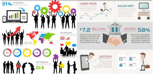 Business Infographics Elements 5 vector