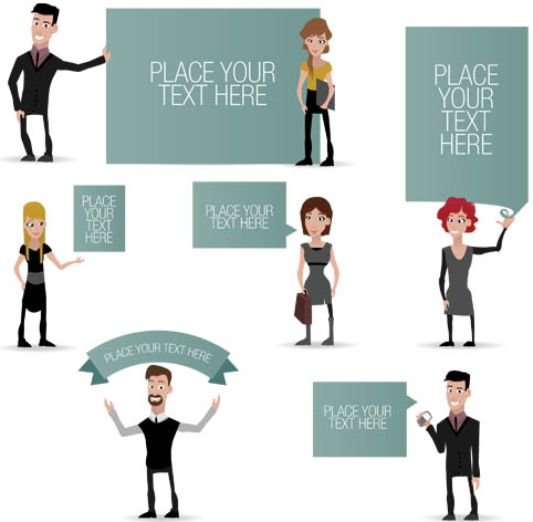 Business People Mix 2 vector