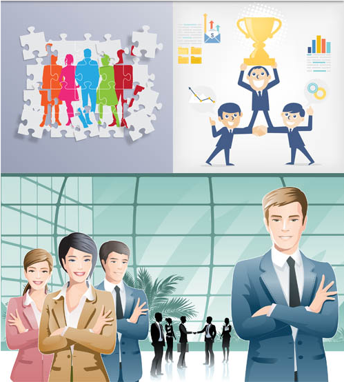 Business Team free vector