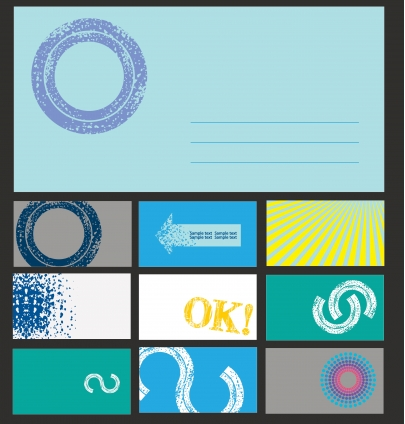 Business cards vector
