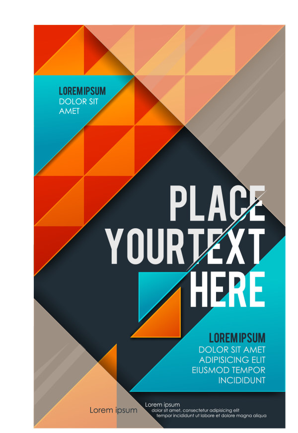 Business poster cover 1 vector