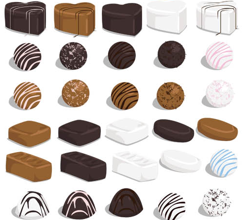 Candies and Sweets Illustration vector