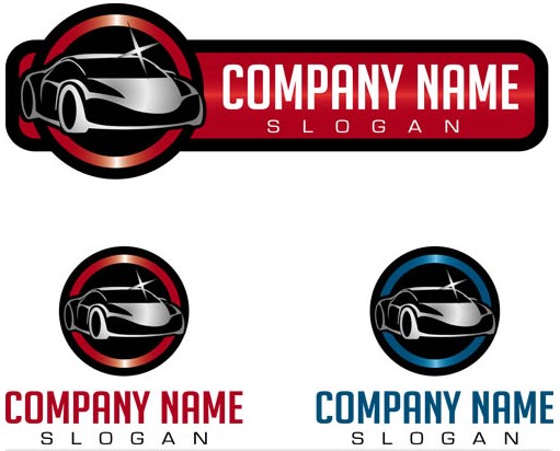 Cars Company Logos Illustration vector