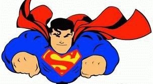 Cartoon SUPERMAN design vectors
