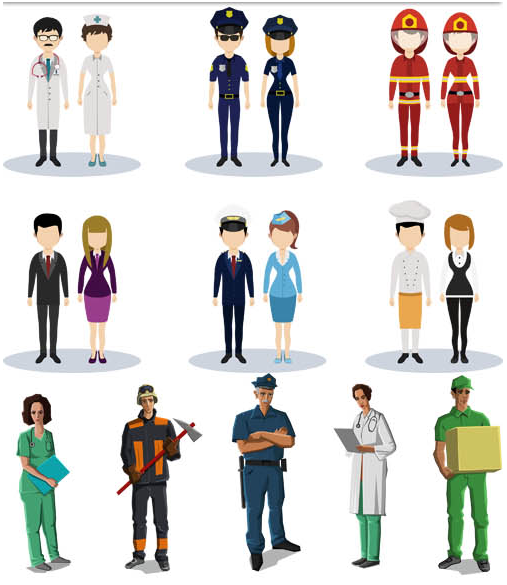 animated workers