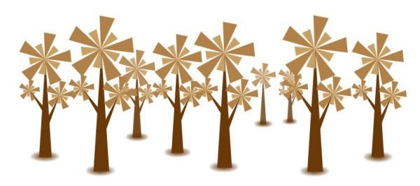 Cartoon tree vector