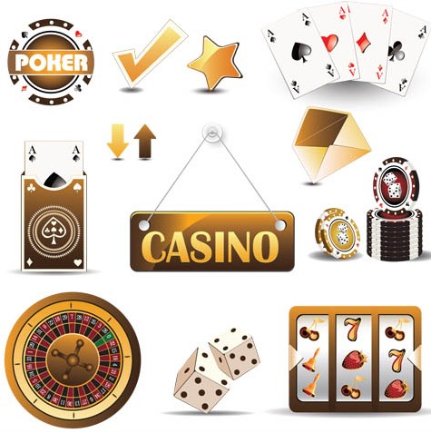 Casino Icons free vector