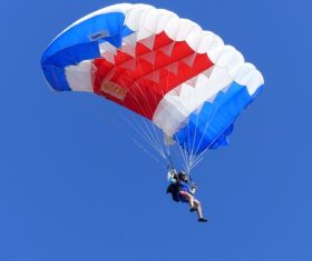 Challenging paragliding Stock Photo 05