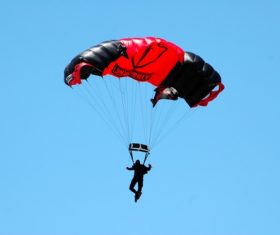 Challenging paragliding Stock Photo 07